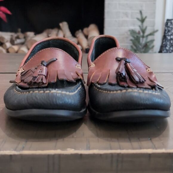 GH Bass & Co Weejuns Calhoun Leather Penny Loafers Shoes Sz 9 D main image 4